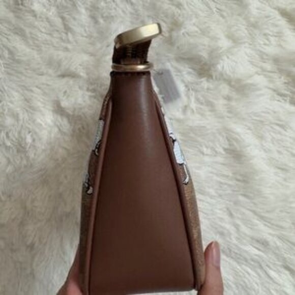 Coach X Peanuts Teri Shoulder Bag In Signature Canvas With Snoopy Print - Picture 6 of 7